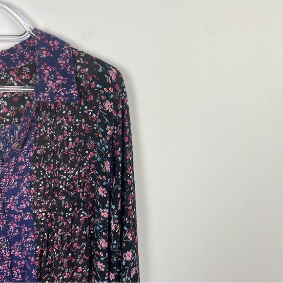 Free People Lost In Your Floral Boho Printed Tunic Dress Size XS - Picture 4 of 11